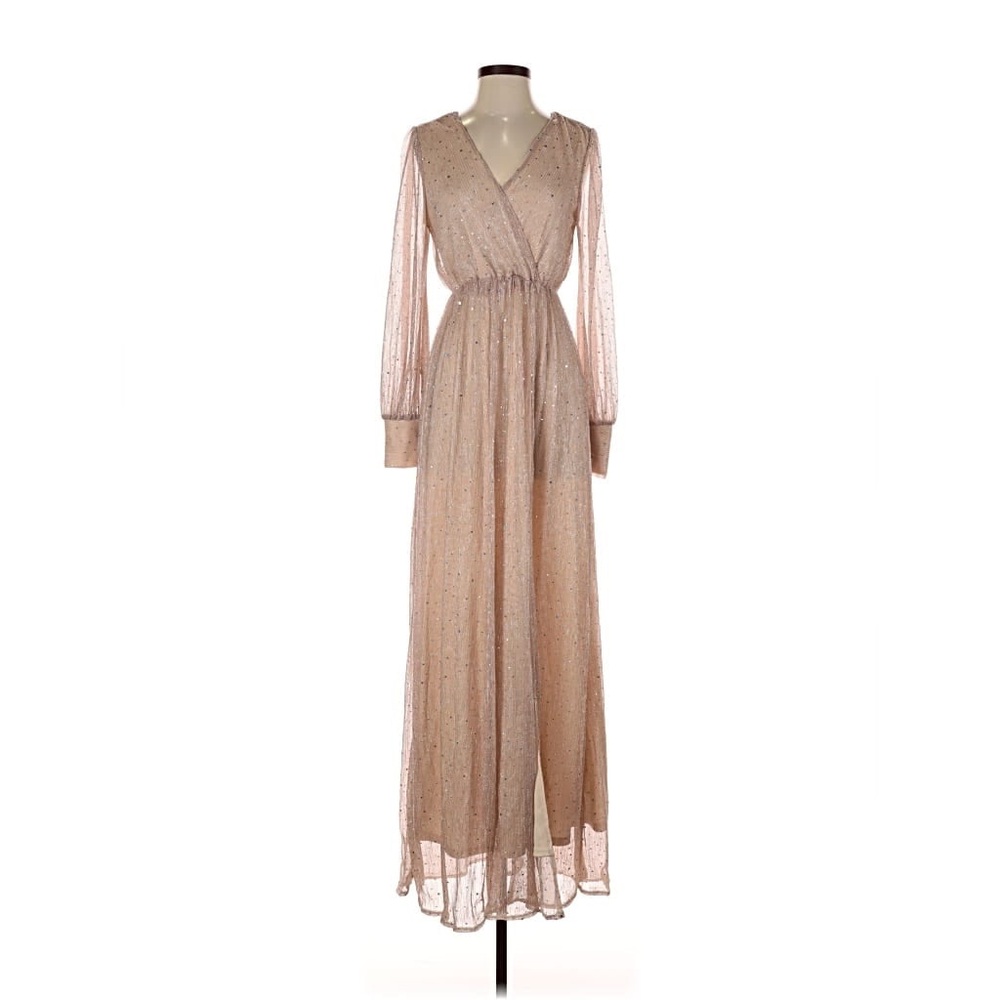 Baltic Born Abigail Sparkle Gown Champagne - Picture 6 of 11